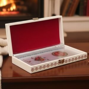 999 Silver Shuddh Chandi Aarti Sangrah in Elegant Wooden Case
